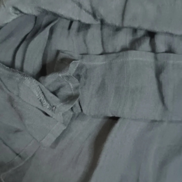 Chloe Oliver Cobalt Long Sleeve Embroidered Surplice Dress w/ Elastic Waist SSS - Picture 5 of 8